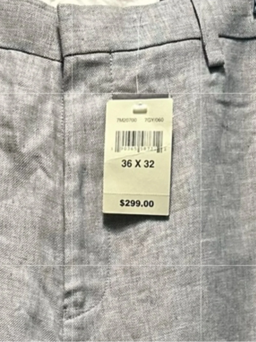 Lucky Brand Light Gray Classic Fit Dress Pants